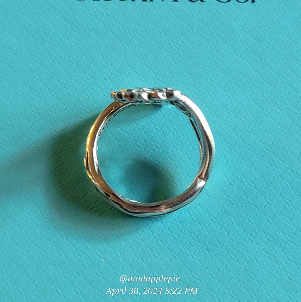 1885 Tiffany & Co. Ragged Sailor Spoon Ring in Sterling Silver Luxury Vintage 37 - Picture 12 of 14